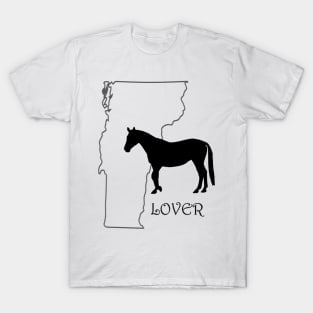 Vermont Horse Lover Gift T-Shirt